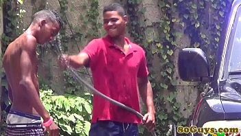 free gay african twinks fucking at outdoor carwash video