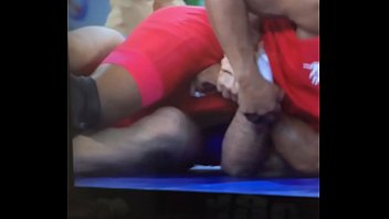 free cinase wrestler rubbing ass video