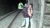 free cake italian slut fucked at the station swallows cum video