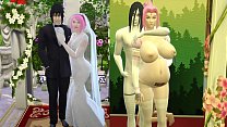 free her sakuras wedding part 4 naruto hentai obedient and domesticated wife pregnant from their houses in front of video