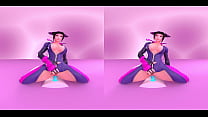 free superfucked street fighter juri han rides dildo 4k 60fps vr video