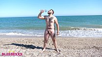 free lily straight male walking along the nude beach magic javi video