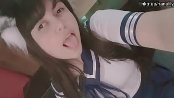 free cute cosplayer masturbating hana lily video