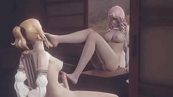 free toto demon slayer hentai futanari mitsuri kanroji blowjob and footjob to futa japanese asian manga anime game porn video