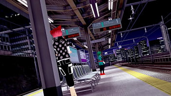 free video femboy deku gets publicly fucked at trainstation video