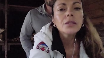 free cure wife gets a hard doggy outside video