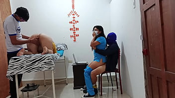 free foursome with patients having sex in the doctors office homemade porn roleplay video